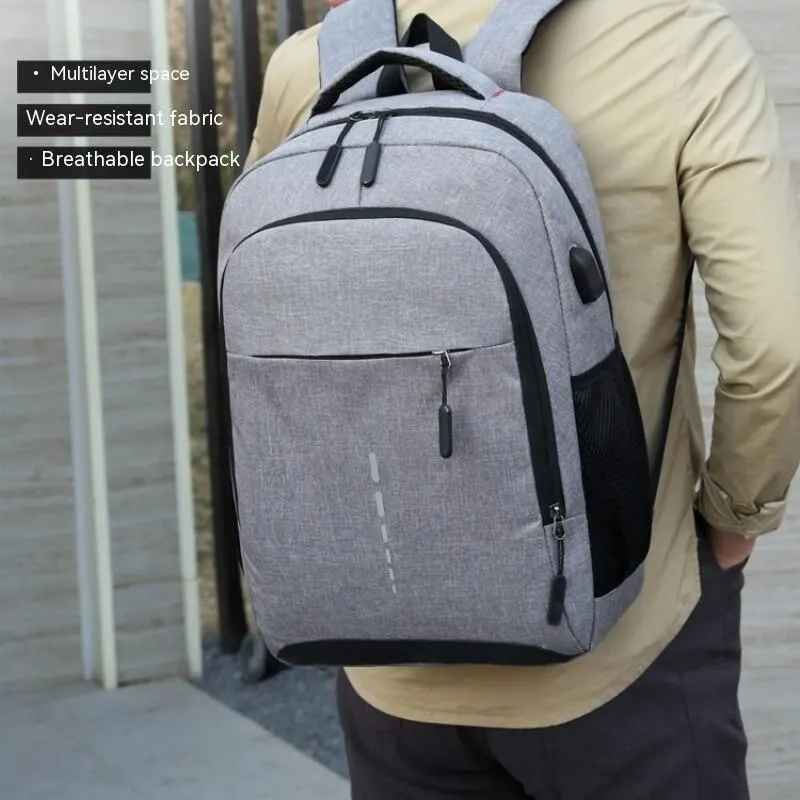 Mens BackPack LargeCapacity Simple Fashion