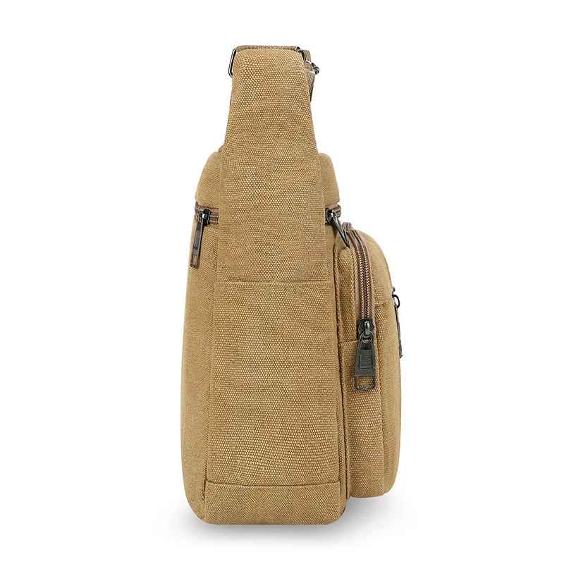 Men Canvas Shoulder Bags Casual Tote Travel