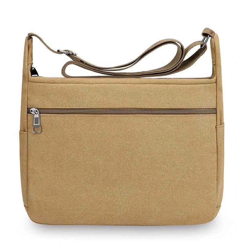Men Canvas Shoulder Bags Casual Tote Travel